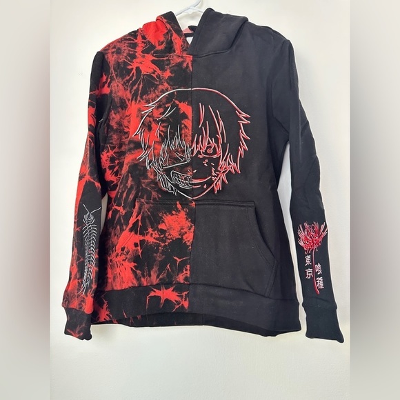 Other - Tokyo Ghoul Split Hoodie Black/Red